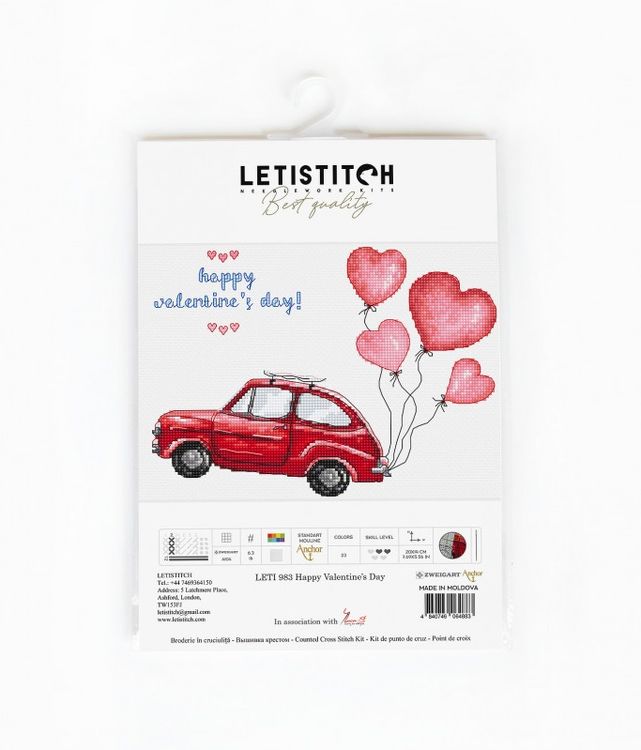 Набор для вышивания «Happy Vallentine’s Day» — картинка 2