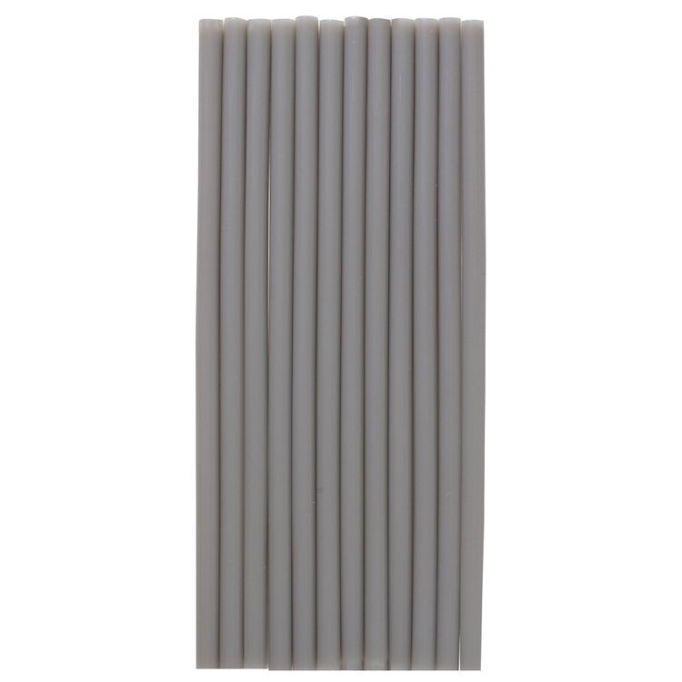 Клеевые стержни, диаметр 7 мм, длина 200 мм, серебристые, 12 шт., Brauberg — картинка 2