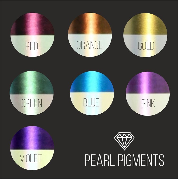 Пигмент минеральный фиолетовый (Violet) 10 мл, CraftPigments Pearl — картинка 6