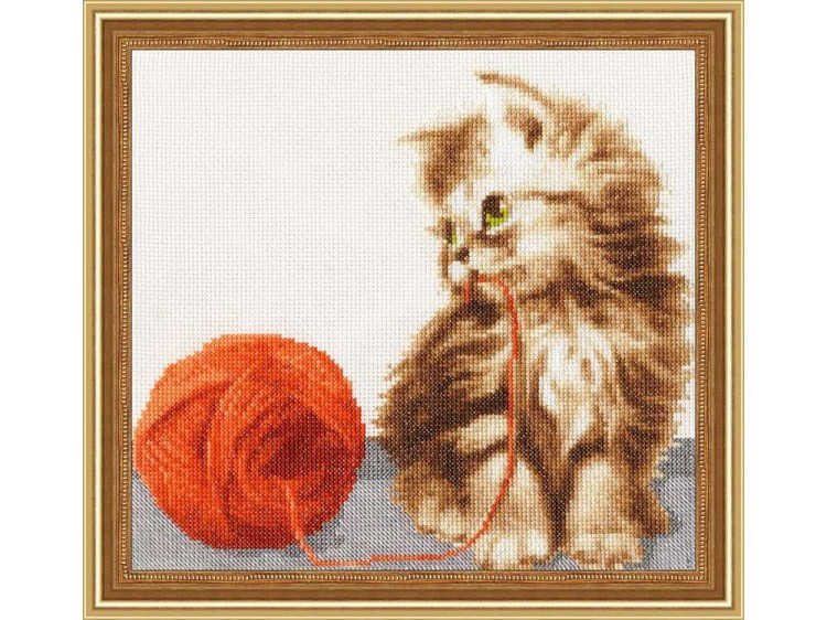 Набор для вышивания «Котенок с клубком» — картинка 2