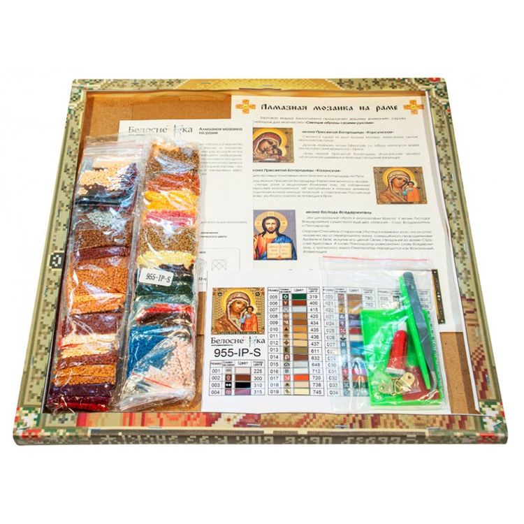 Алмазная вышивка «Икона Божией матери Казанская» — картинка 3