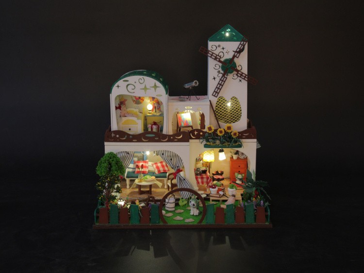 Набор для создания миниатюры (румбокс) «Мельница» — картинка 2