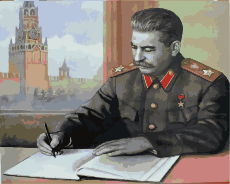 Картина по номерам «Товарищ Сталин»