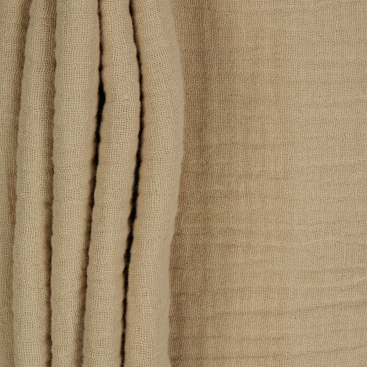 Ткань Муслин, 5 м x 130 см, 125 г/м², цвет: бежевый, TBY — картинка 2