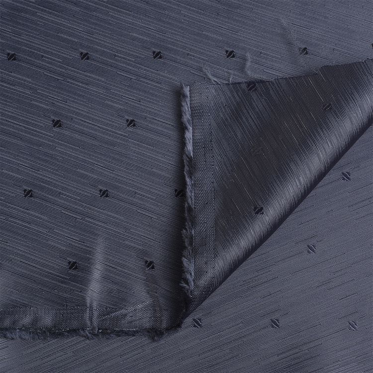 Ткань подкладочная Поливискоза нарезка, 10 м, ширина 145 см, 90 г/м², цвет: темно-синий, IDEAL — картинка 3