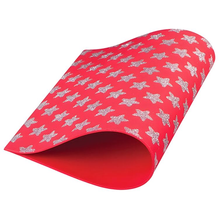 Фоамиран, 21x29,7 см, цвет: ассорти с блестками (5 шт.) — картинка 2