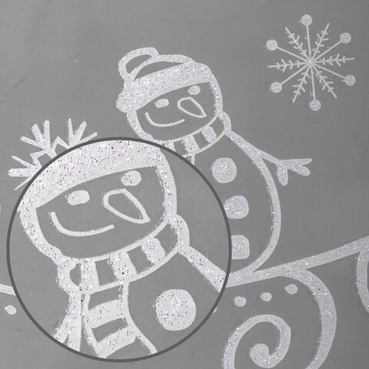 Украшение для окон и стекла «Новогодняя ночь в городе» — картинка 5