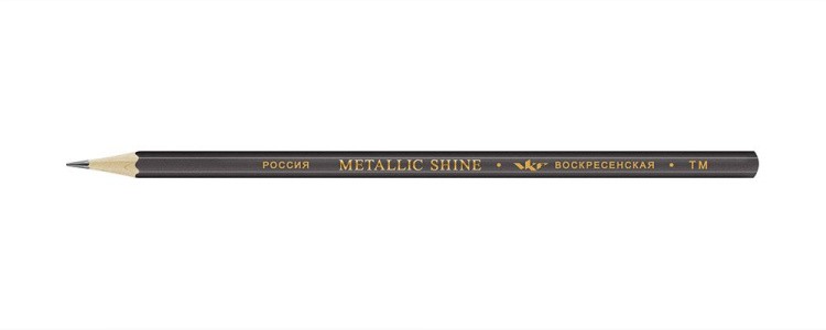 Карандаш графитный ВКФ «Metallic shine» ТМ (HB), графит