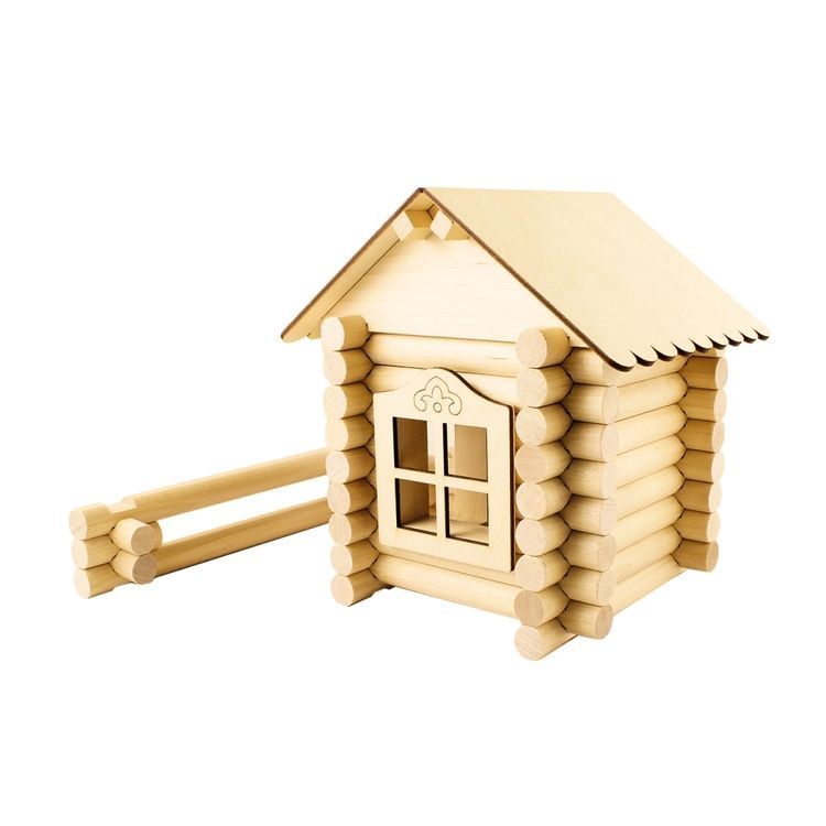 Конструктор из дерева «Собери дом из бревнышек №1», Пелси — картинка 2