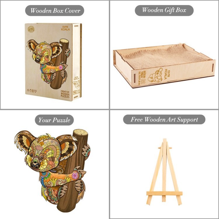 Деревянные пазлы «Милая Коала M», Woodbests — картинка 5