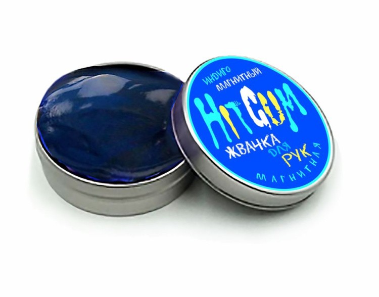 Жвачка для рук HitGum Магнитная, Индиго — картинка 3