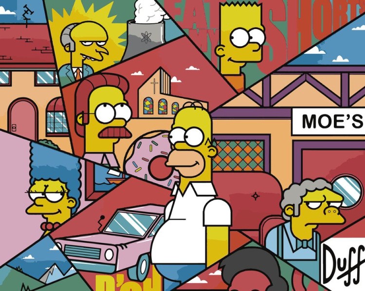 Картина по номерам «Simpsons Симпсоны: Арт»