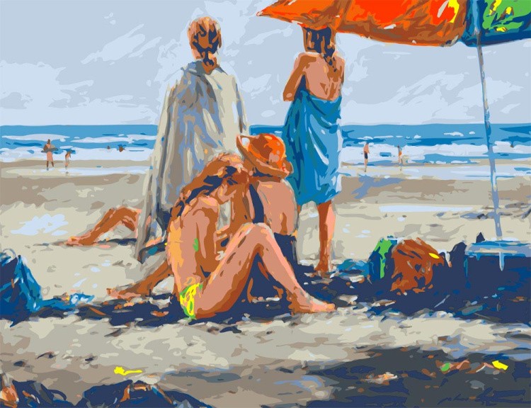 Картина по номерам «Пляж»