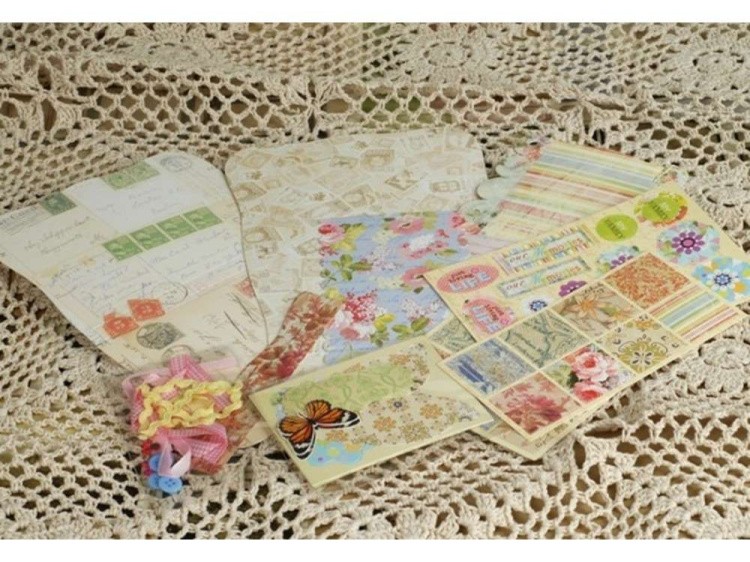 Набор для скрапбукинга «Гортензия и лилии - Фотоальбом mini» — картинка 2