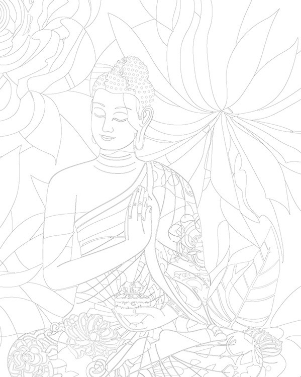 Картина по номерам «Религия, буддийская тематика: Будда арт» — картинка 3