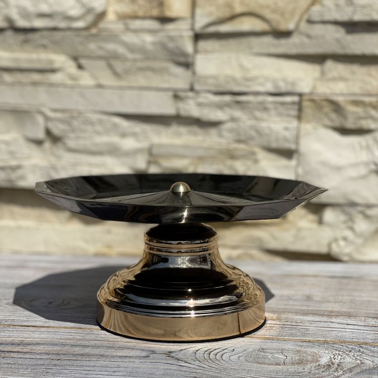 Основание для вазы золотое, 9 см — картинка 3