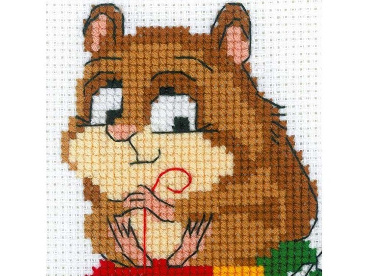 Набор для вышивания «Какой хомяк без жабы» — картинка 2