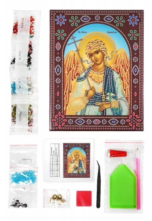 Алмазная вышивка 5D «Святой Ангел Хранитель» — картинка 2