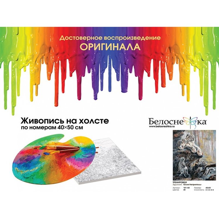 Картина по номерам «Тренировки» — картинка 4