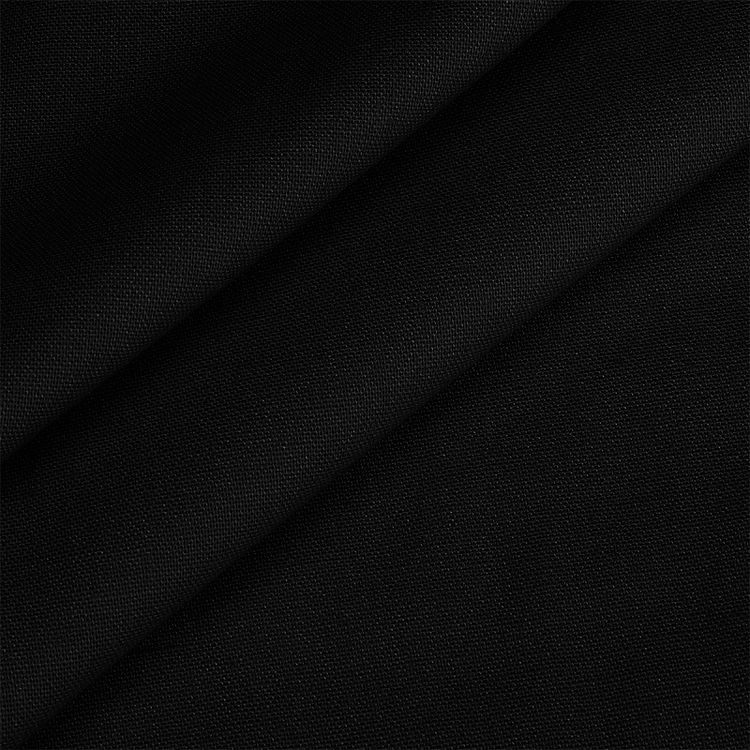Ткань льняная, 200 г/м², 5 м x 140 см, цвет: черный, TBY — картинка 3