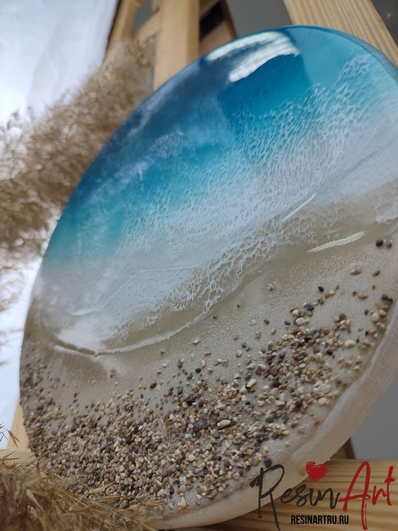 Галечный пляж - Набор для рисования эпоксидной смолой (Море) — картинка 8