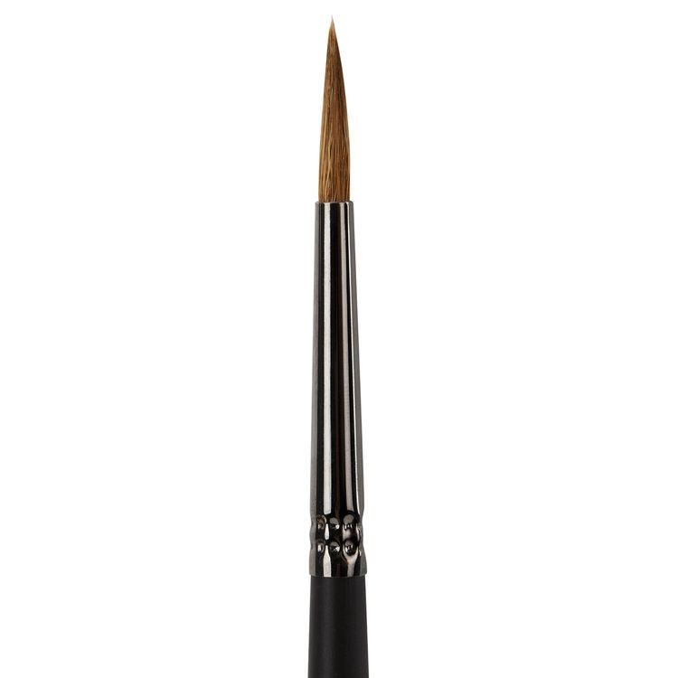 Кисть художественная профессиональная Art Classic, колонок, круглая, № 3, длинная ручка, Brauberg — картинка 3