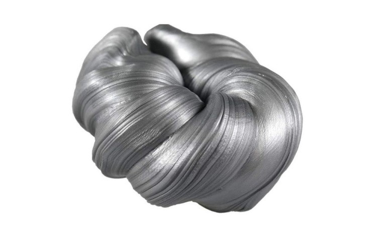 Жвачка для рук HitGum Магнитная, Серебро — картинка 3