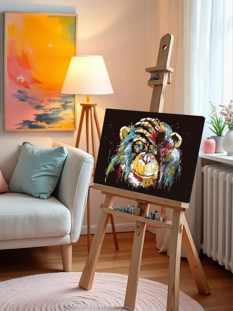 Картина по номерам «Шимпанзне» — картинка 10