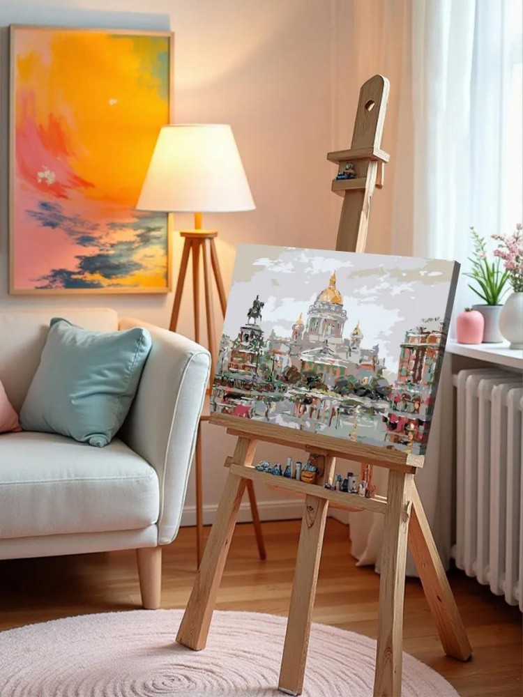 Картина по номерам «Площадь в Петербурге» — картинка 9