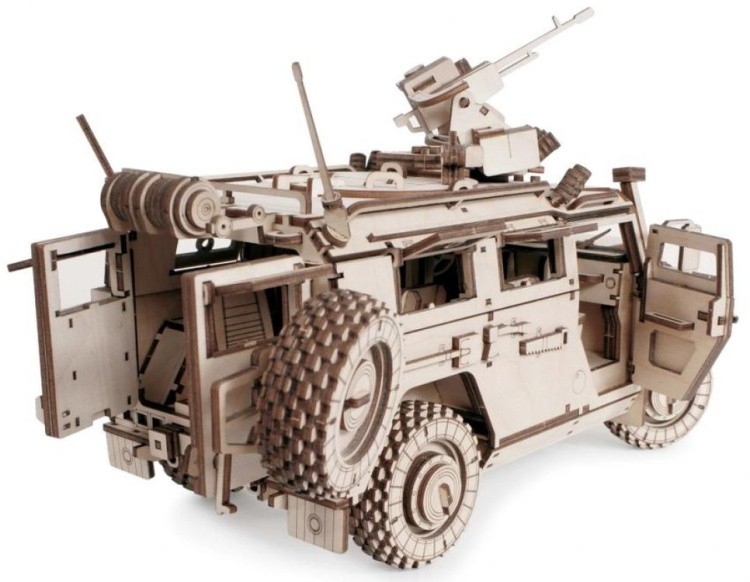 Конструктор из дерева «Бронеавтомобиль Лигер», Lemmo — картинка 4