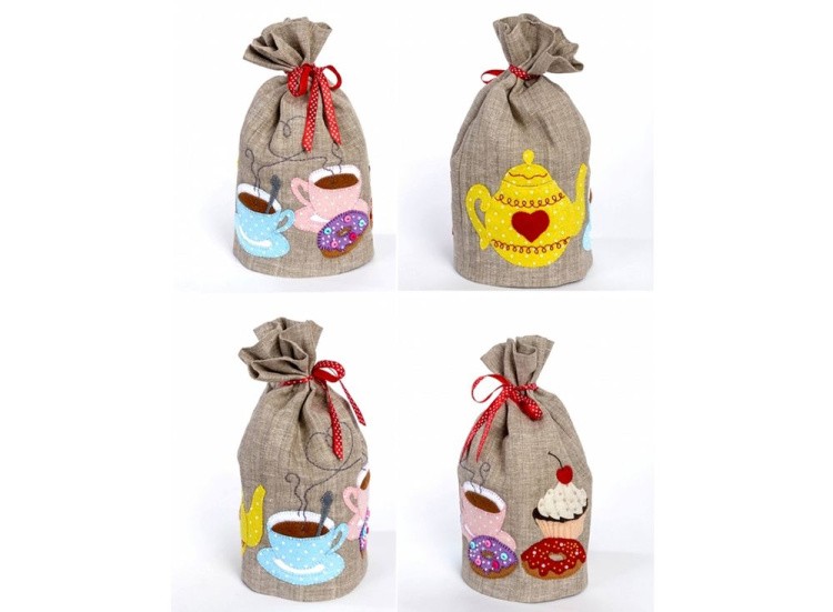 Набор для шитья «Чаепитие» (грелка на чайник) — картинка 6