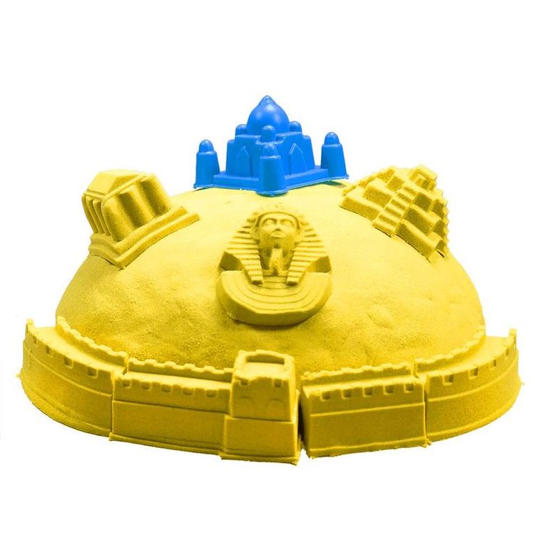 Космический пластичный песок набор «Вокруг света» 2 кг с ароматом банана — картинка 6