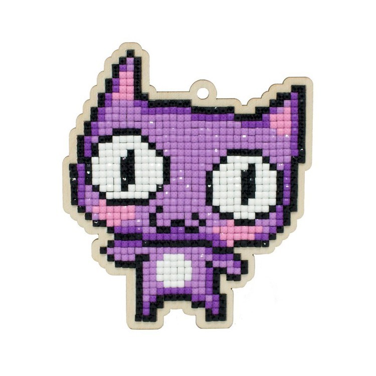 Подвеска «Фиолетовый кот»