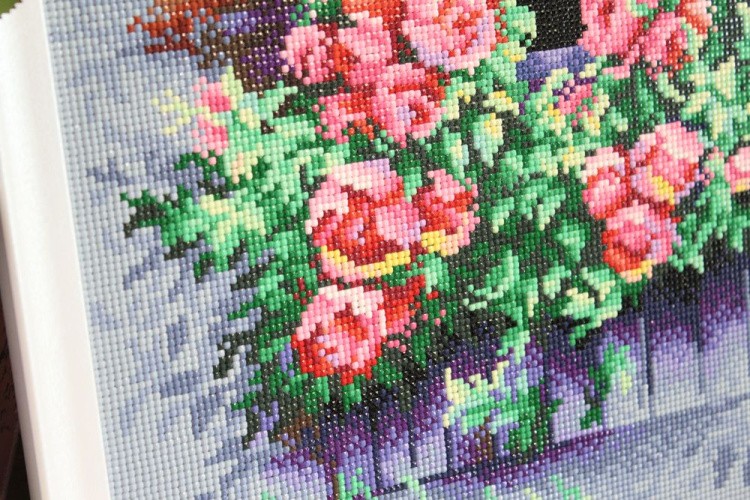 Алмазная вышивка «Окошко в сад» — картинка 2