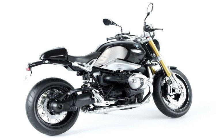 Сборная модель мотоцикла «BMW R nineT (Pre-colored Edition)», пластик, масштаб 1:9, MENG — картинка 3