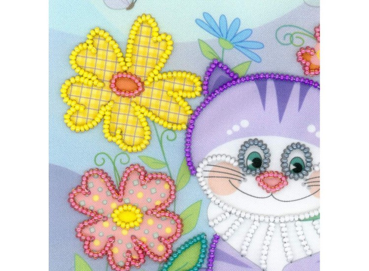 Набор вышивки бисером «Котик» — картинка 2