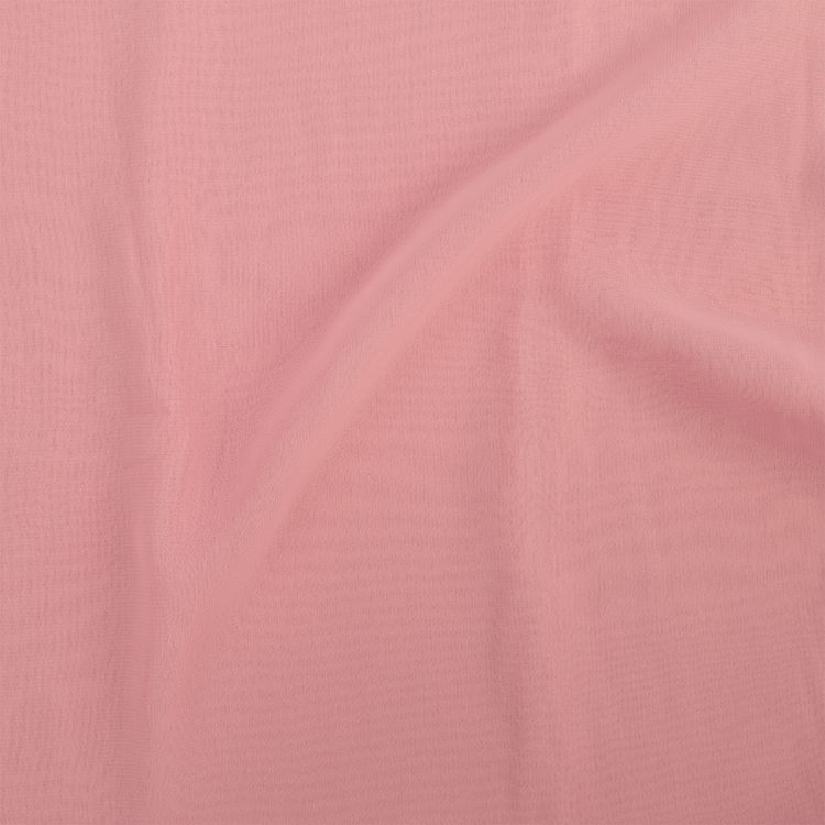 Ткань блузочная Poly Chiffon, 84 г/м2, 1,5 м х 147 см, цвет: грязно-розовый, Gamma