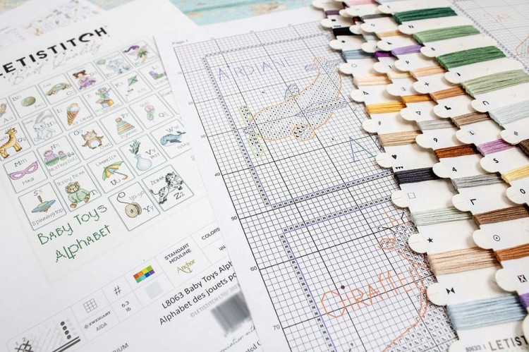 Набор для вышивания «Baby Toys Alphabet (Детские игрушки Алфавит)» — картинка 7