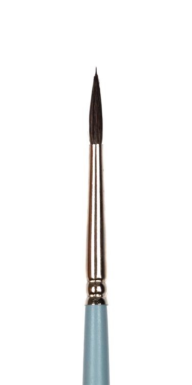 Кисть белка №02, круглая, 10 шт., короткая ручка, Vista-Artistа — картинка 2