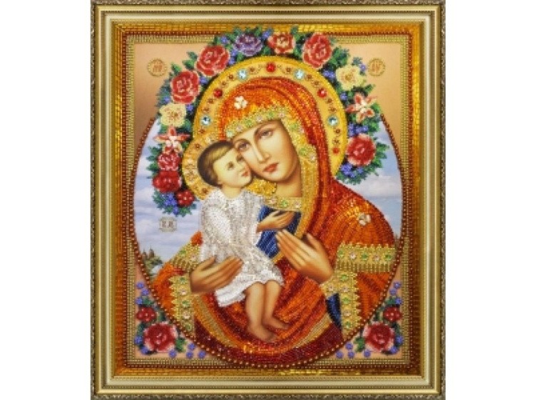 Набор для вышивания бисером «Жировицкая икона Божией Матери»