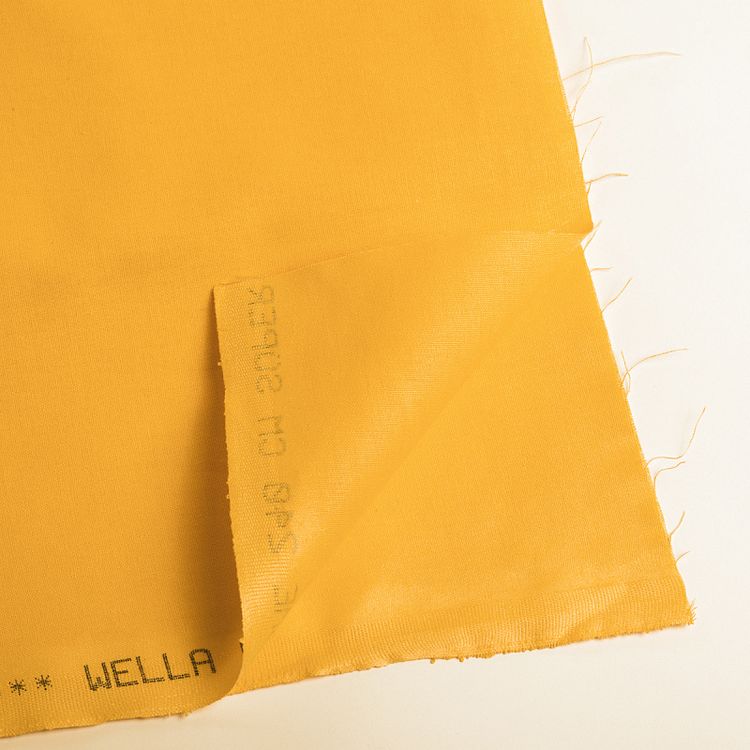 Ткань ранфорс гладкокрашенный, 100% хлопок, 3 м, ширина 240 см, цвет: горчица, Wella Home — картинка 4