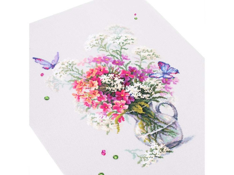 Набор для вышивания «Флоксы и тысячелистник» — картинка 3