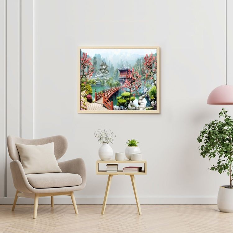 Картина по номерам «Японский пейзаж» — картинка 4