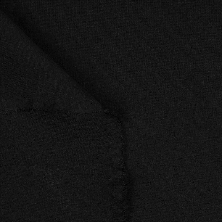 Ткань Джерси, 5 м x 155 см, 380 г/м², цвет: черный, TBY — картинка 4