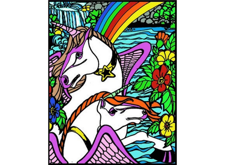 Коробка-раскраска «Лошади» + 10 маркеров — картинка 8