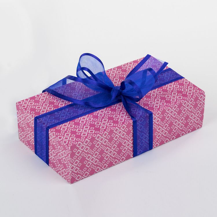 Лента органза синяя с оторочкой, ширина 25 мм, длина 23 м, Brauberg — картинка 3