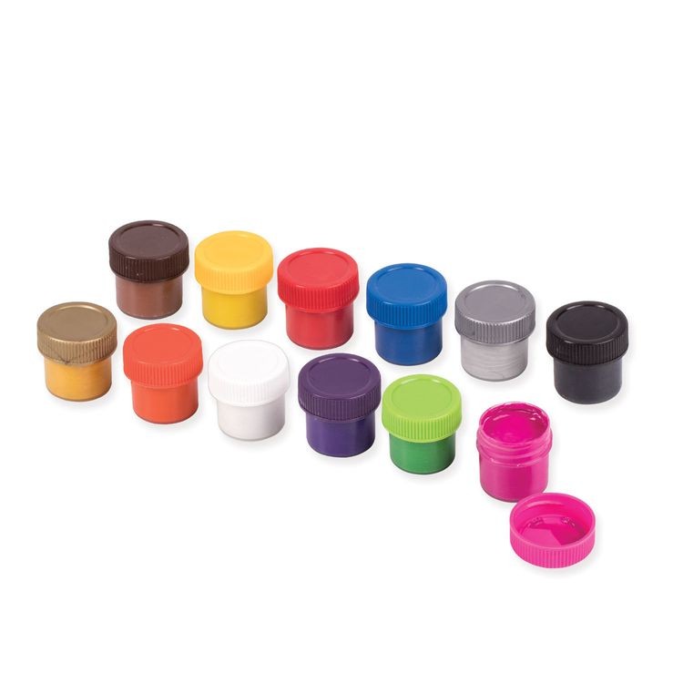 Гуашь Юнландия «Юный волшебник» 10+2 цвета (золотистый+серебристый) по 20 мл — картинка 3