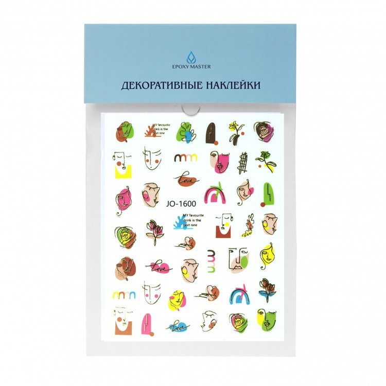 Декоративные наклейки с металлизированным эффектом №11, 12x8 см, 1 шт. — картинка 2