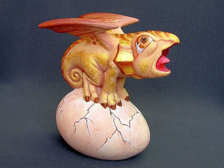 Фигурка для раскрашивания «Дракон-крикун» — картинка 5