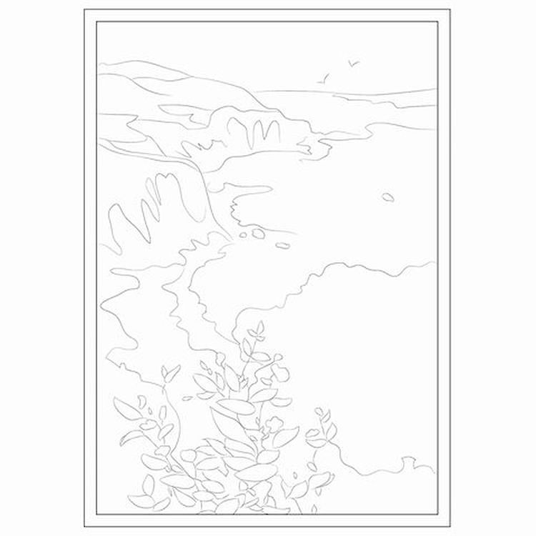 Папка для акварели с эскизом, большая, А3, 10 л., 200 г/м2 — картинка 4